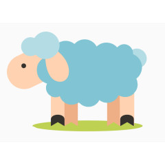 卡通小绵羊