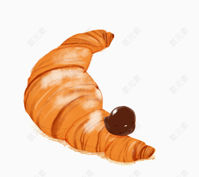 牛角面包小鸡