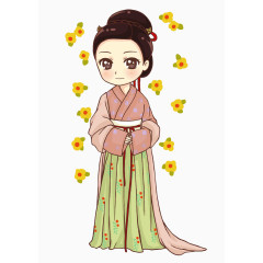 可爱古代美女