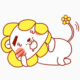 小狗狮子可爱