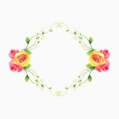 时尚风格装饰花边花朵