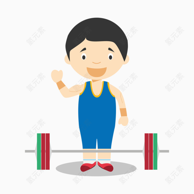 卡通运动小孩素材png