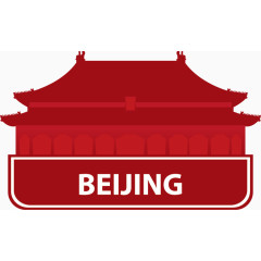 国家地标建筑剪影