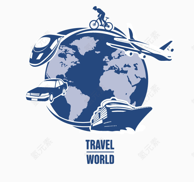 矢量旅游世界