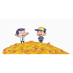 堆积的金币