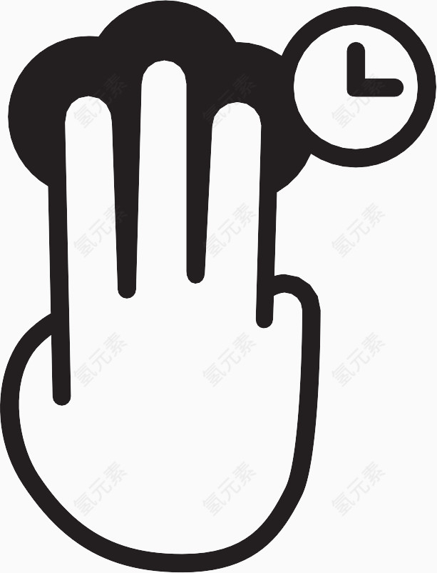 新闻和持有Touch-Gestures-icons