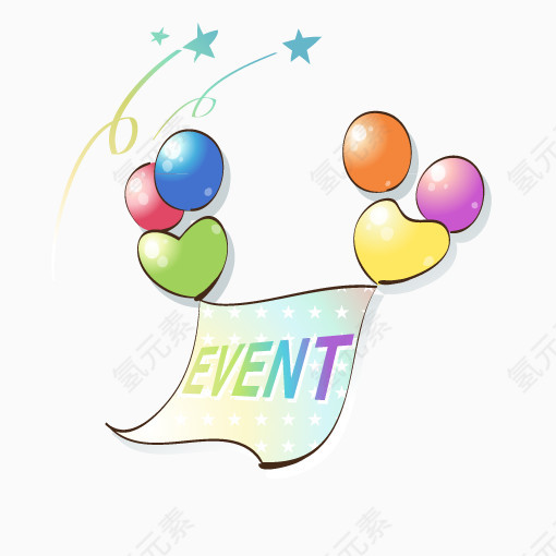 卡通节日元素素材