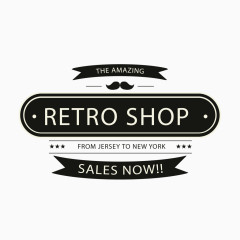 简约装饰标签图案