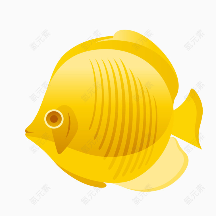 卡通海洋鱼