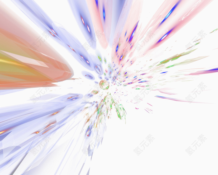 光影变幻科技图案