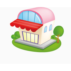 卡通立体城市建筑
