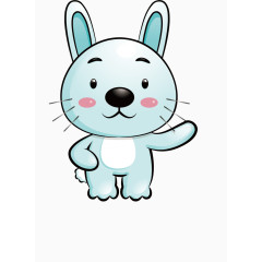 矢量卡通兔子