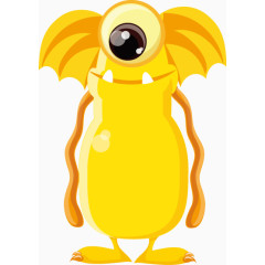 矢量创意设计黄色小细菌图标