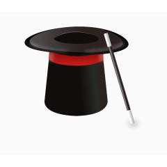 魔术帽子魔术棒