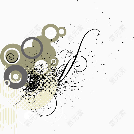 效果灰色圈圈