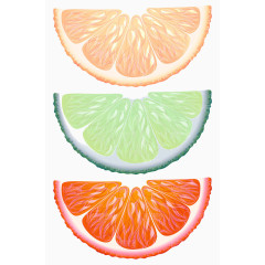 清新半边柠檬图片素材