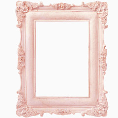 粉色相框边框纹理装饰元素