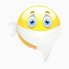 蒙面的表情素材