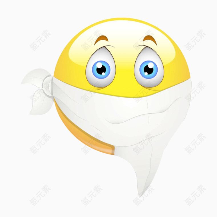 蒙面的表情素材