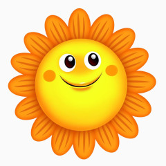 可爱的向日葵素材