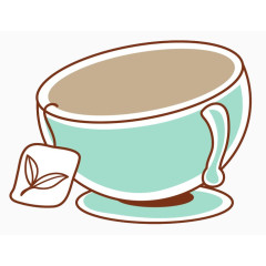 卡通清新茶具茶杯
