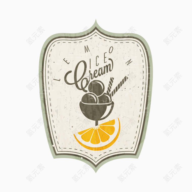 卡通精美鸡尾酒标志吊牌