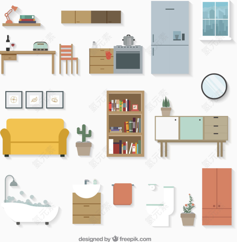 矢量家具