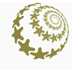 星星条纹立体小球