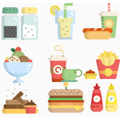 快餐矢量合集