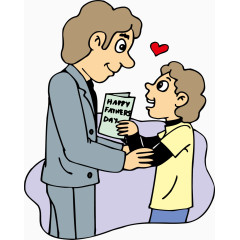 父亲节装饰元素