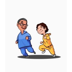 老年人跑步