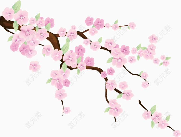 中国风梅花