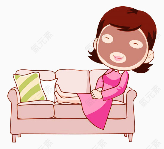 坐着补水的美女