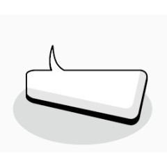 简约漫画风格 对话框