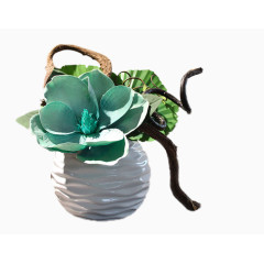 仿真花假花玉兰花套装