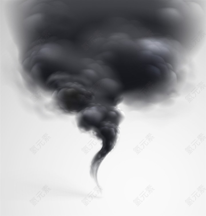龙卷风烟雾矢量素材