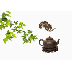 房地产元素茶壶