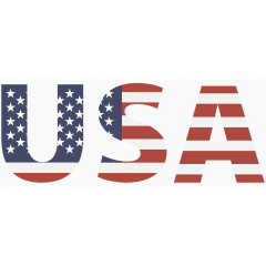 美国国旗USA矢量图形