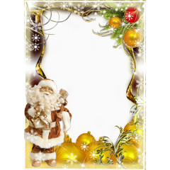 圣诞框架平面设计图图片