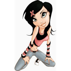 手绘欧美美女图片西方美女素材