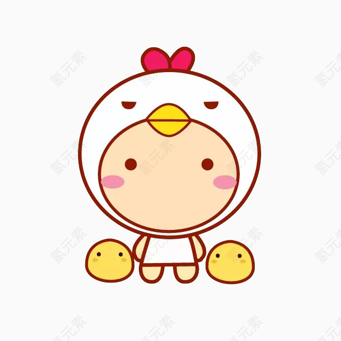 卡通小鸡素材