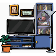 卡通家庭设计素材