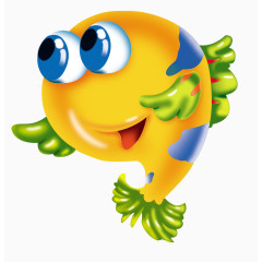 卡通手绘可爱的小鱼