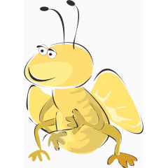 勤劳的小蜜蜂矢量