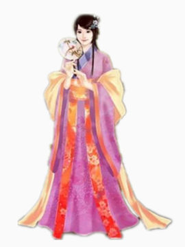 古风剪影现代元素素材
