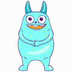 卡通小怪物素材