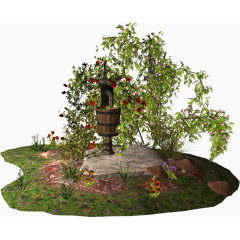 手绘田园风风格