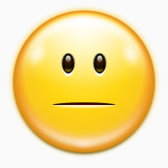 表情的脸平原图标