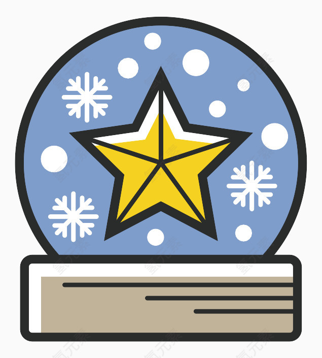 明星球Flat-Christmas-icons