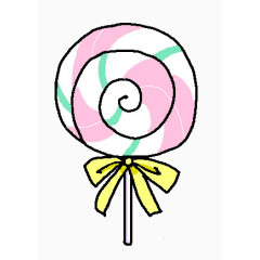 卡通3d糖果剪影
